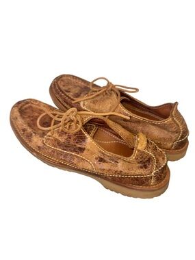JAMES DAVIS MEMPHIS BEDSTU Distressed men’s dress shoes loafers size 12